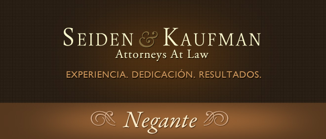 Disclaimer Seiden and Kaufman Attorneys at Law