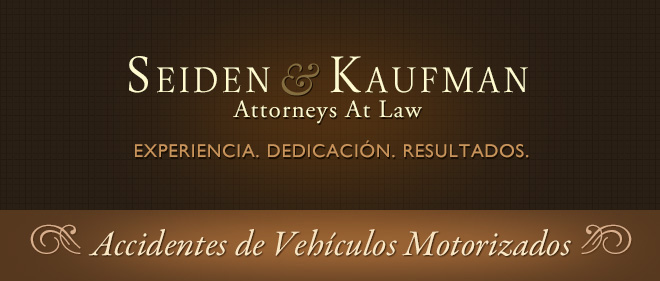Motor Vehicle Accidents Seiden and Kaufman Attorneys at Law
