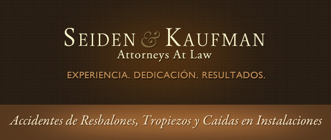 Premises Slip Trip and Fall Accidents Seiden and Kaufman Attorneys at Law